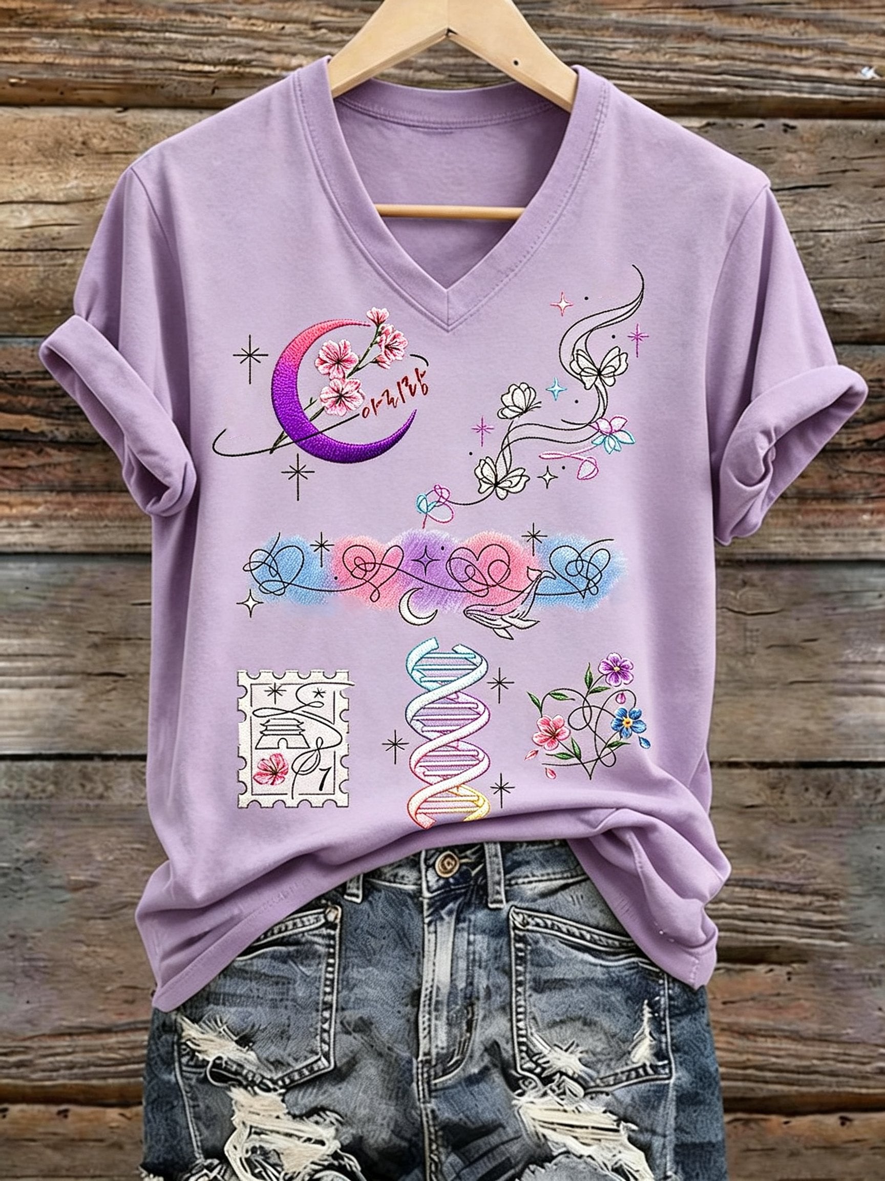 🔥Buy 3 Get 15% Off🔥Women's Art Print T-shirt
