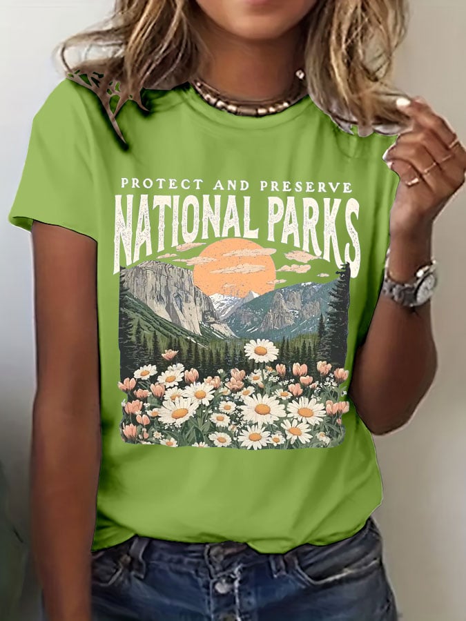 Women's National Parks Print T-shirt