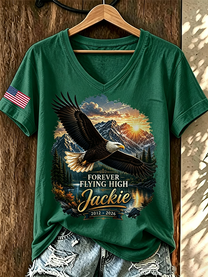 Women's Fly Free Jackie Printed T-shirt