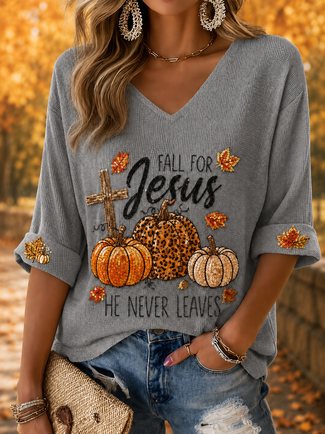 Women'S Casual Autumn Faith