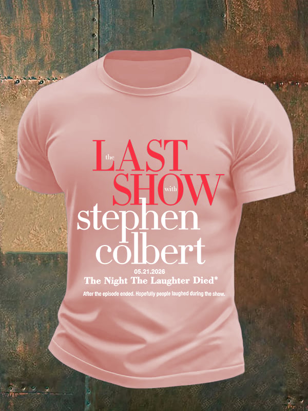 Men's Retro Last Show Print T-Shirt