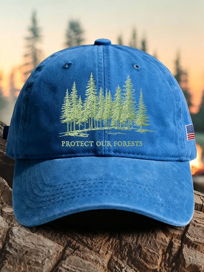 Unisex Protect Our Forests Printed Hat