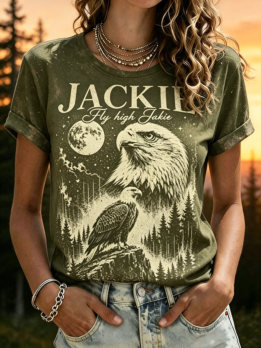 Women's Fly Free Jackie Print Tee