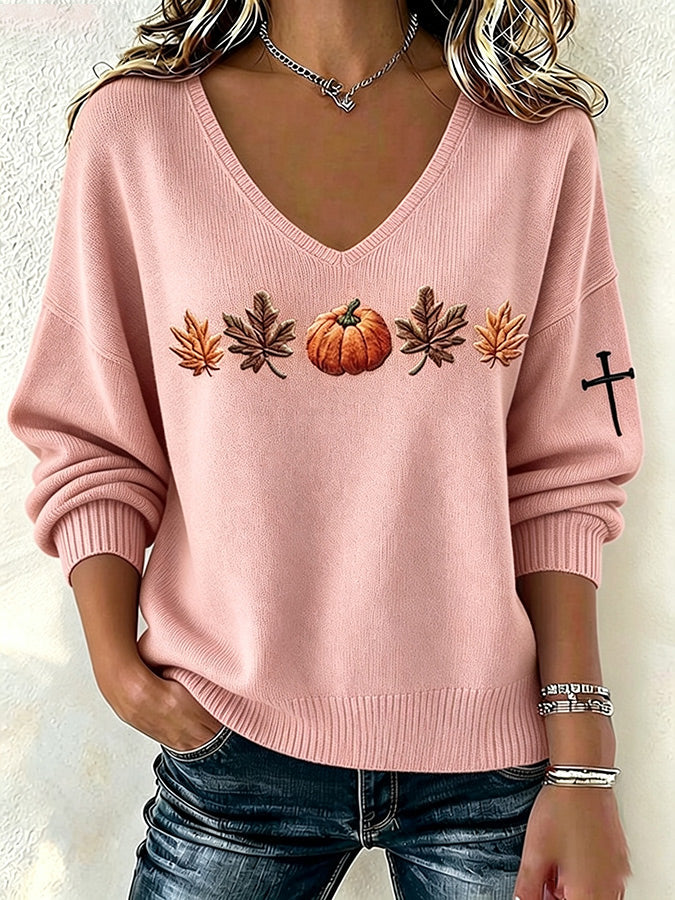 Women's Casual Striped Sunset Cotton Casual Top