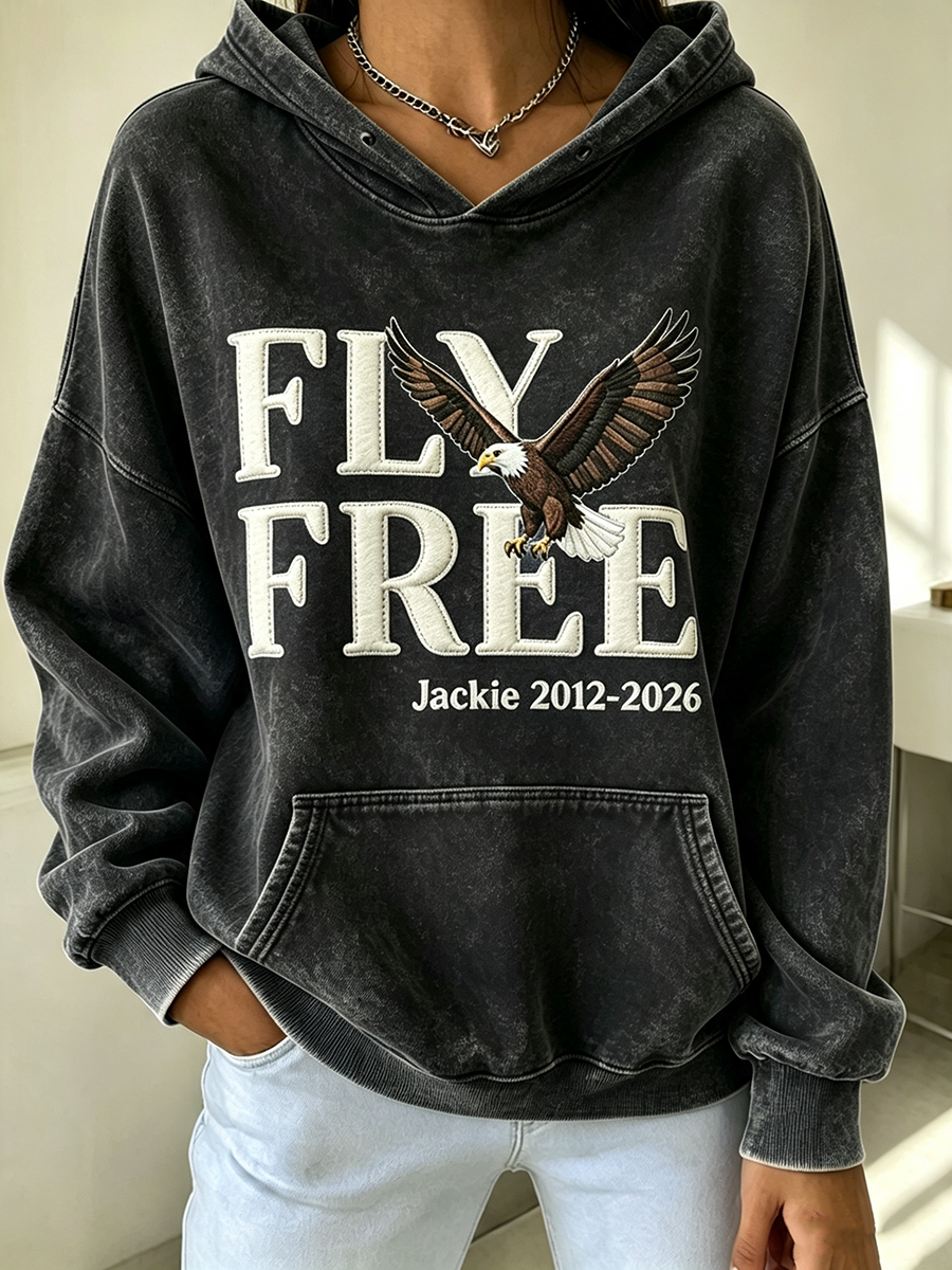 Women's Fly Free Jackie Print Casual Sweatshirt
