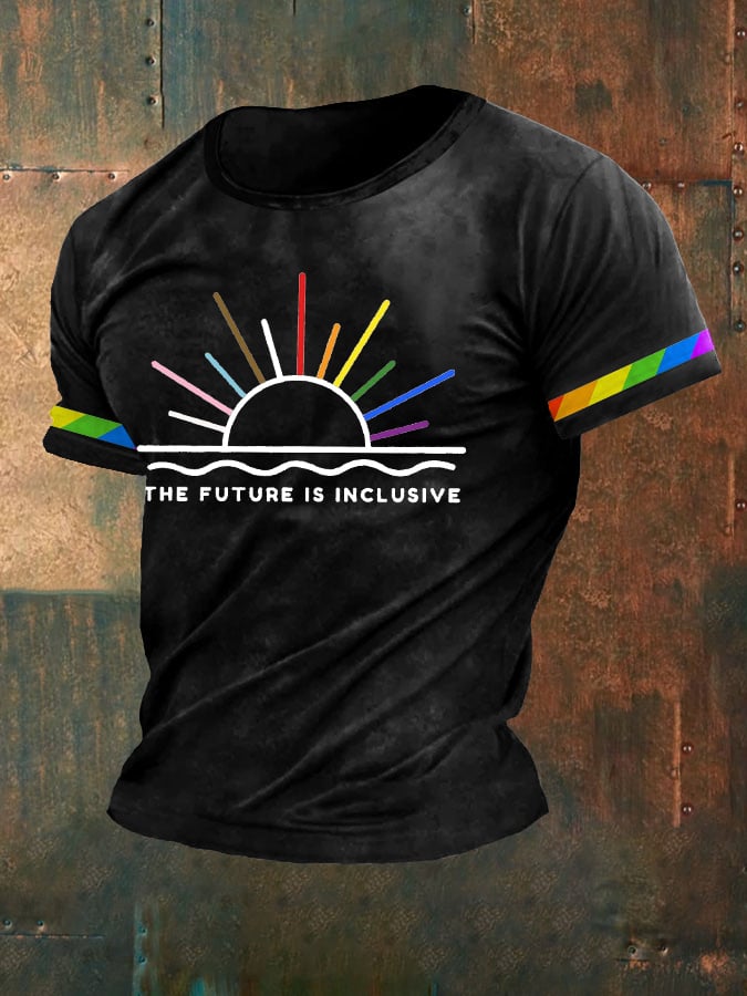 Men's The Future Is Inclusive Short Sleeve Printed T-Shirt