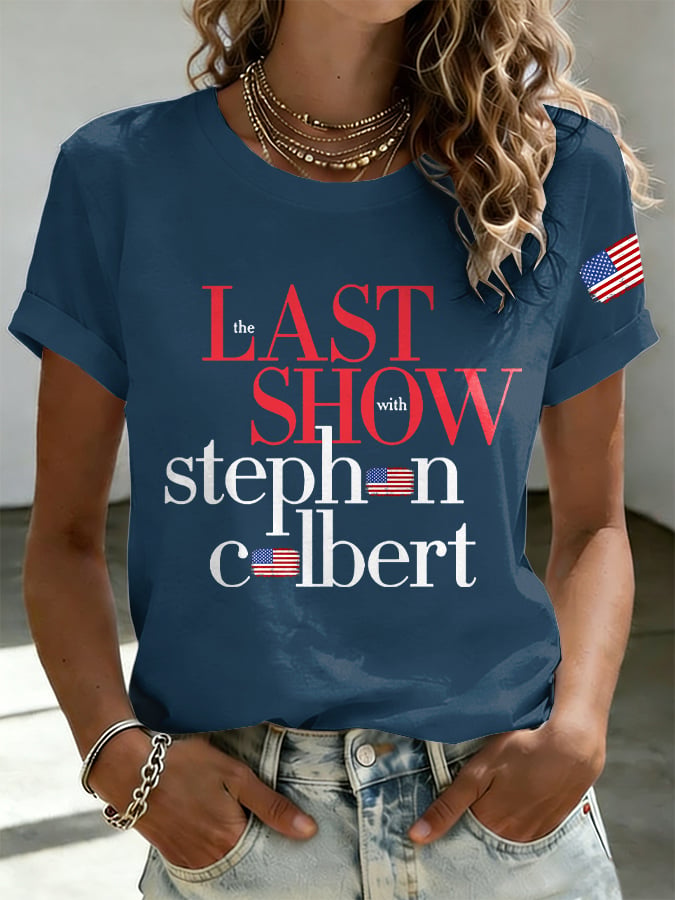 Retro Last Show Print T-Shirt