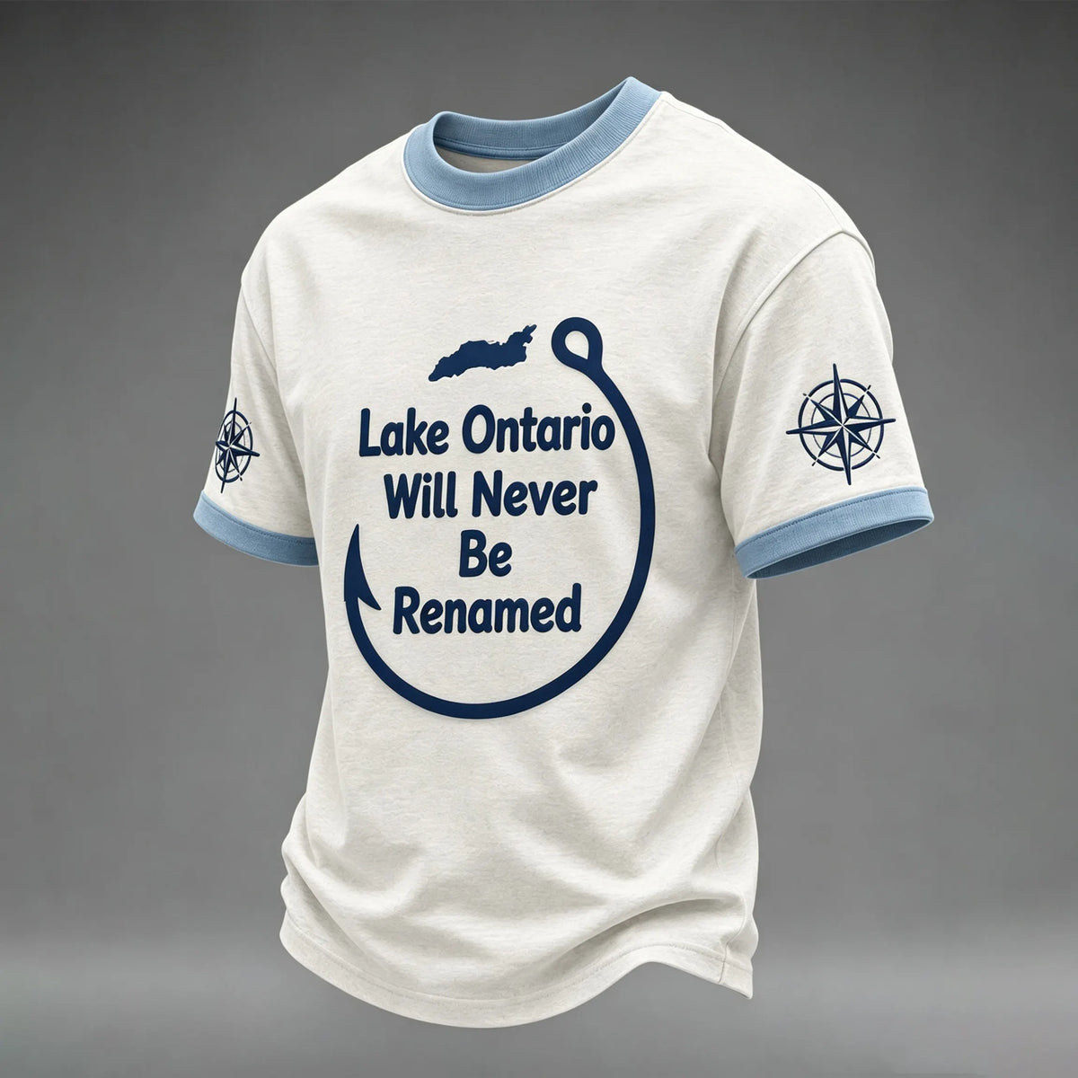 Men's Lake Ontario Always And Forever Printed Short Sleeve T-shirt