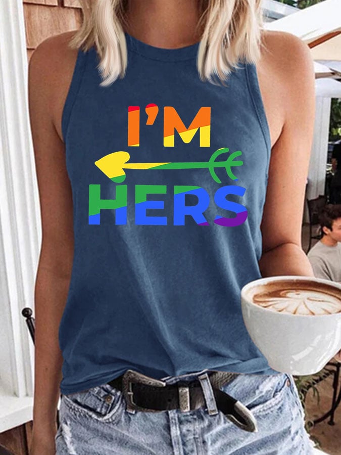 Women's I'm Hers Print Tank Top