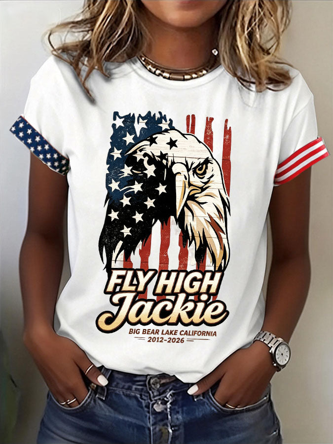 Women's Jackie Forever Our Queen Print  T-Shirt