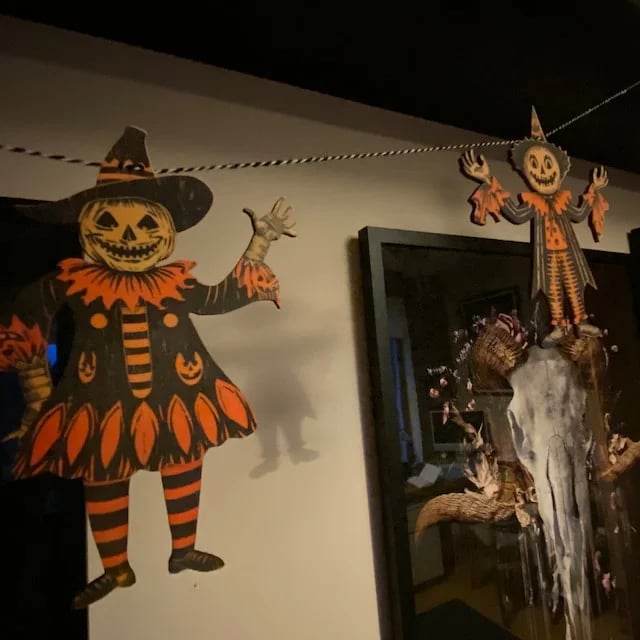 🎃Halloween Vintage Bunting Wooden