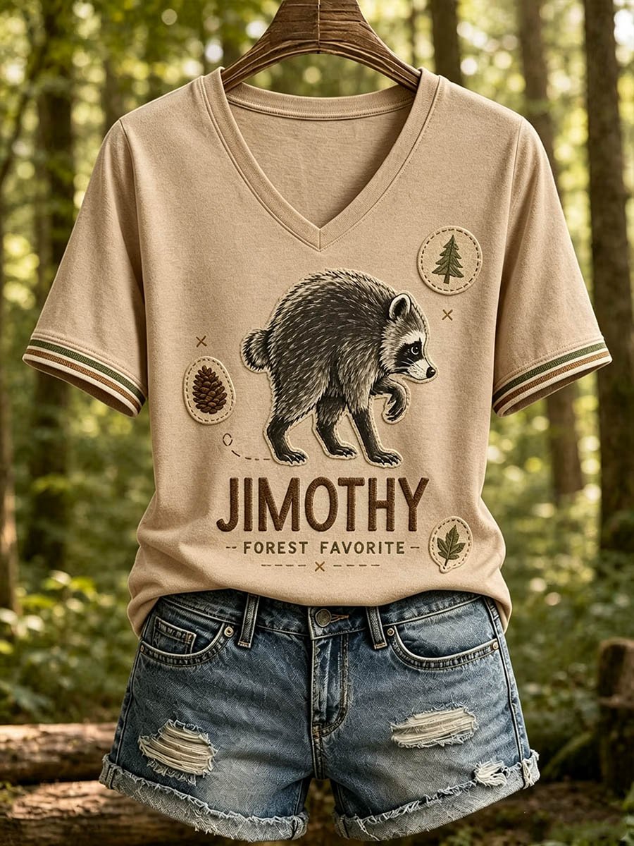 Women's Jimothy Raccoon T-Shirt
