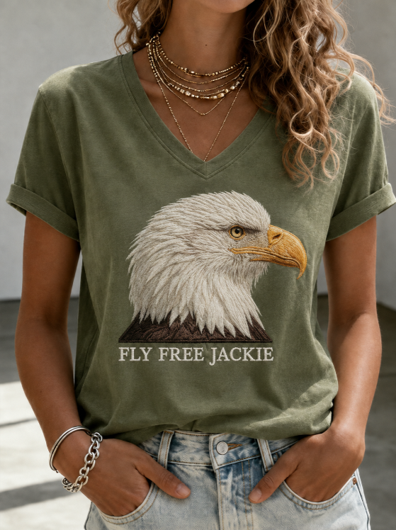 Women's Fly Free Jackie Print T-shirt
