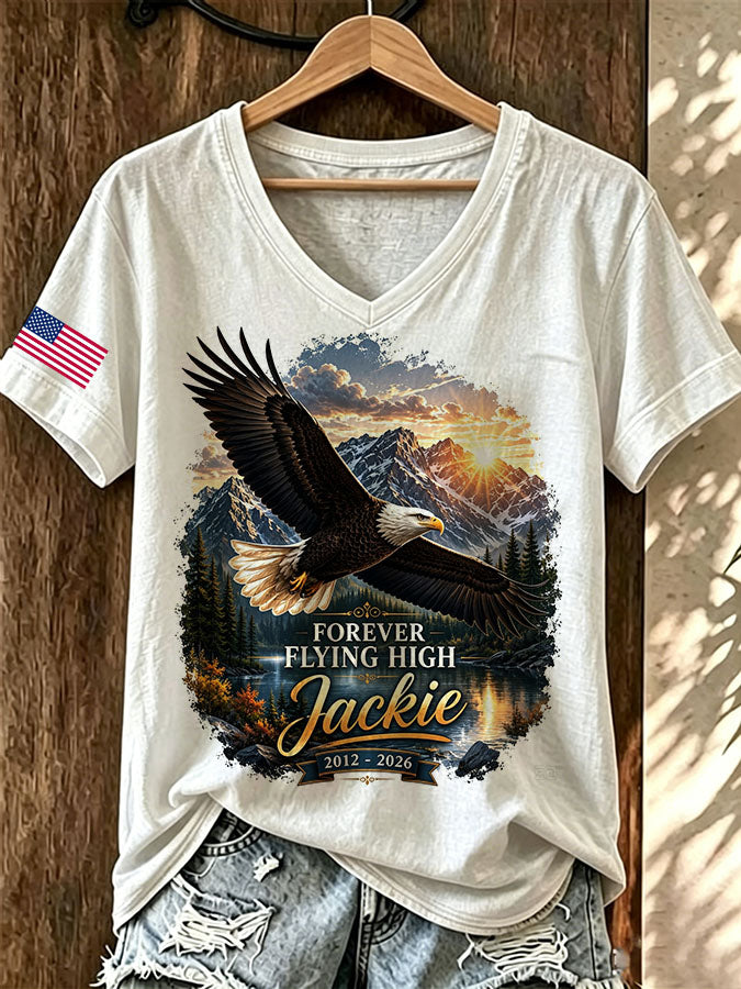 Women's Fly Free Jackie Printed T-shirt