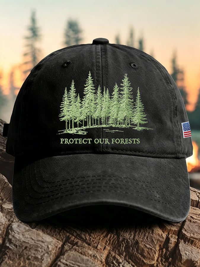 Unisex Protect Our Forests Printed Hat