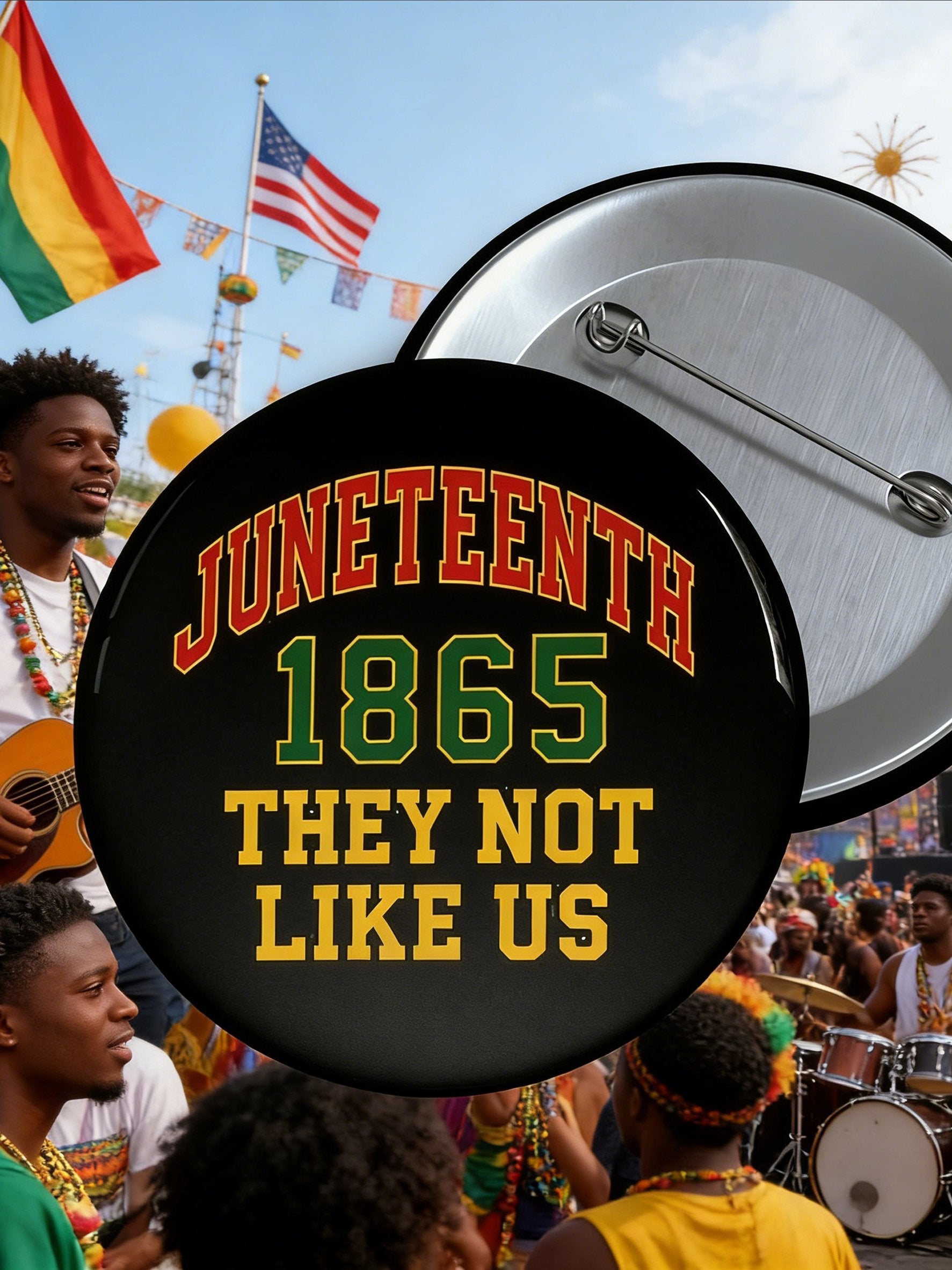 Juneteenth Brooch