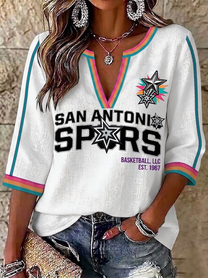 Women's Basketball Lovers Print Casual T-shirt