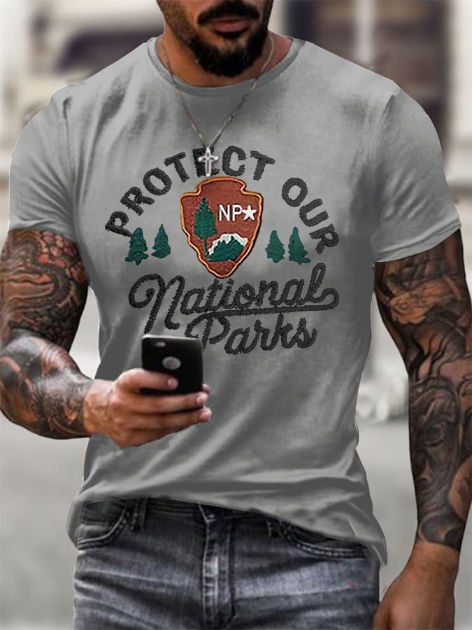 Men's National Park Print T-Shirt