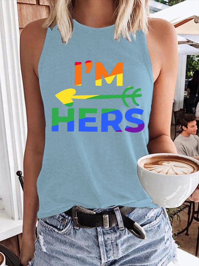 Women's I'm Hers Print Tank Top