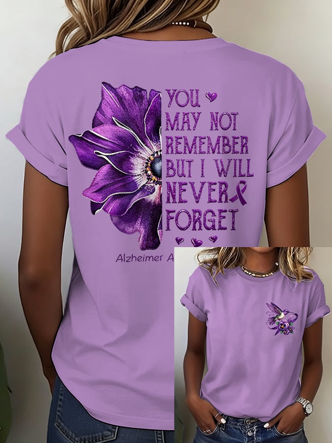 Women's Alzheimer's Disease Awareness T-Shirt