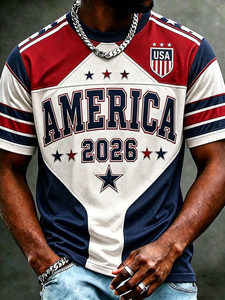 Men's American Football Fan T-Shirt