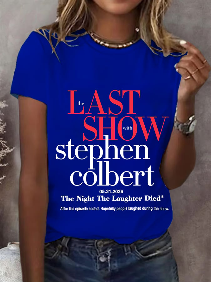 Women's Retro Last Show Print T-Shirt