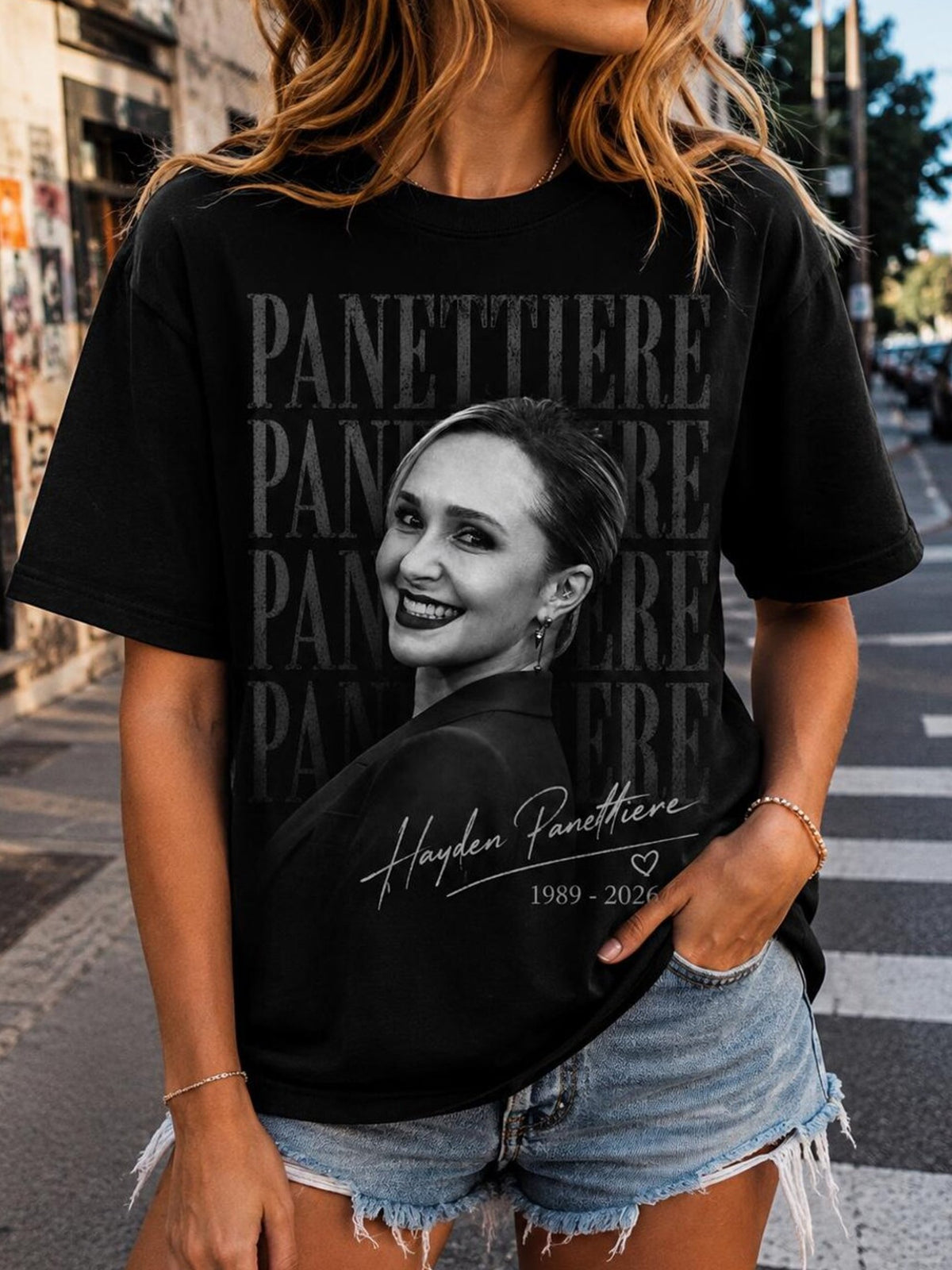 Women's Retro-Casual Art-Print T-Shirt