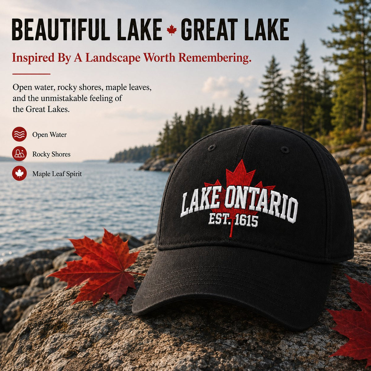🔥LAST DAY 49% OFF - 🍁Lake Ontario Forever – Heritage  Cap