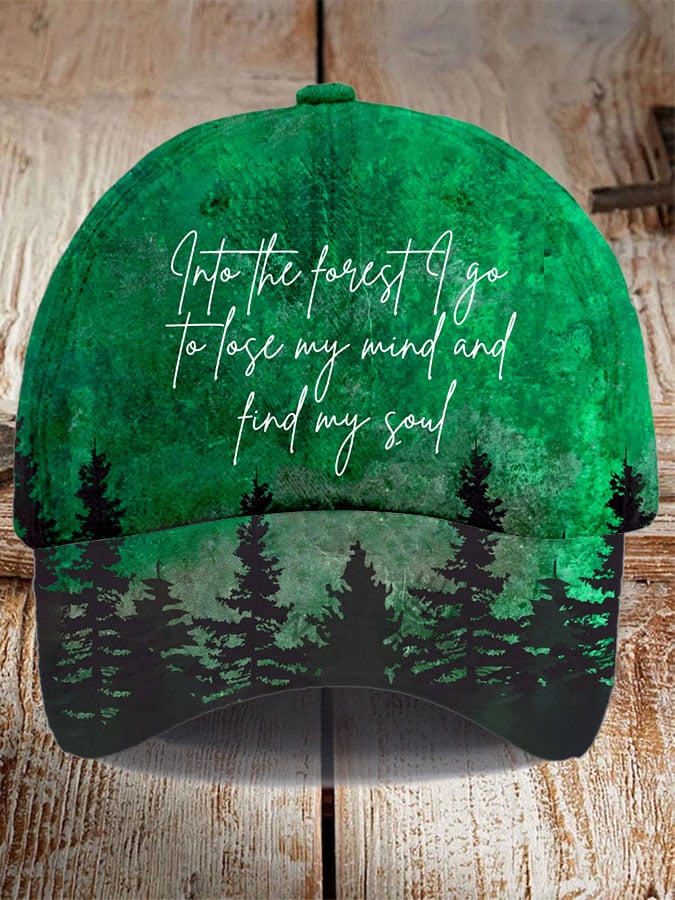Unisex National Park Print Casual Hat