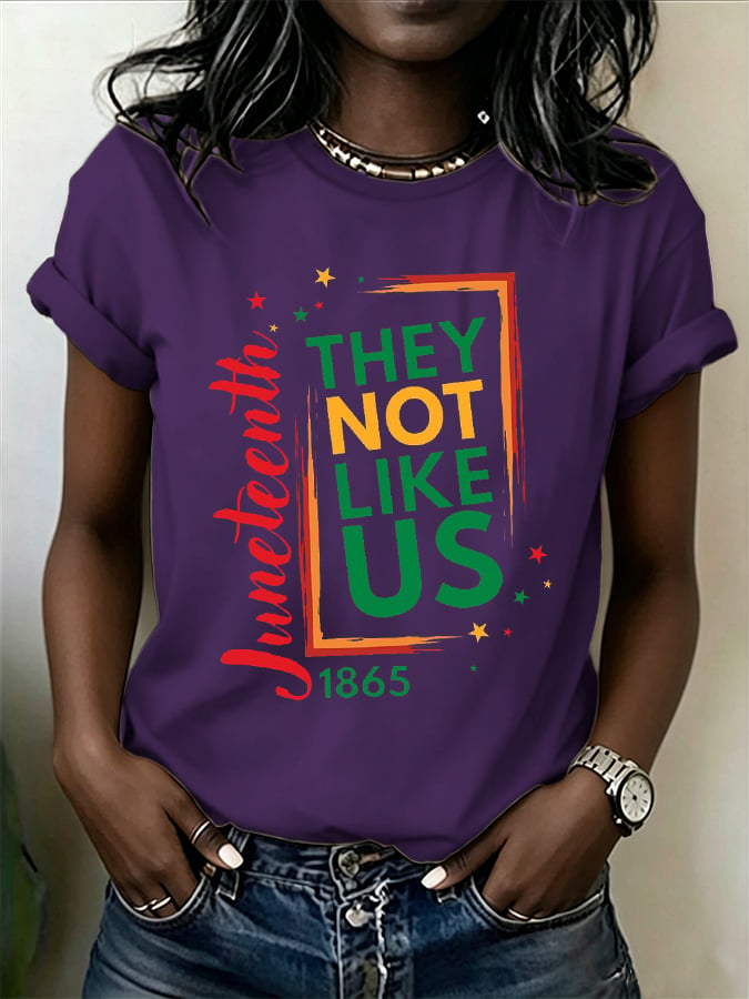 Juneteenth They Not Like Us Shirt