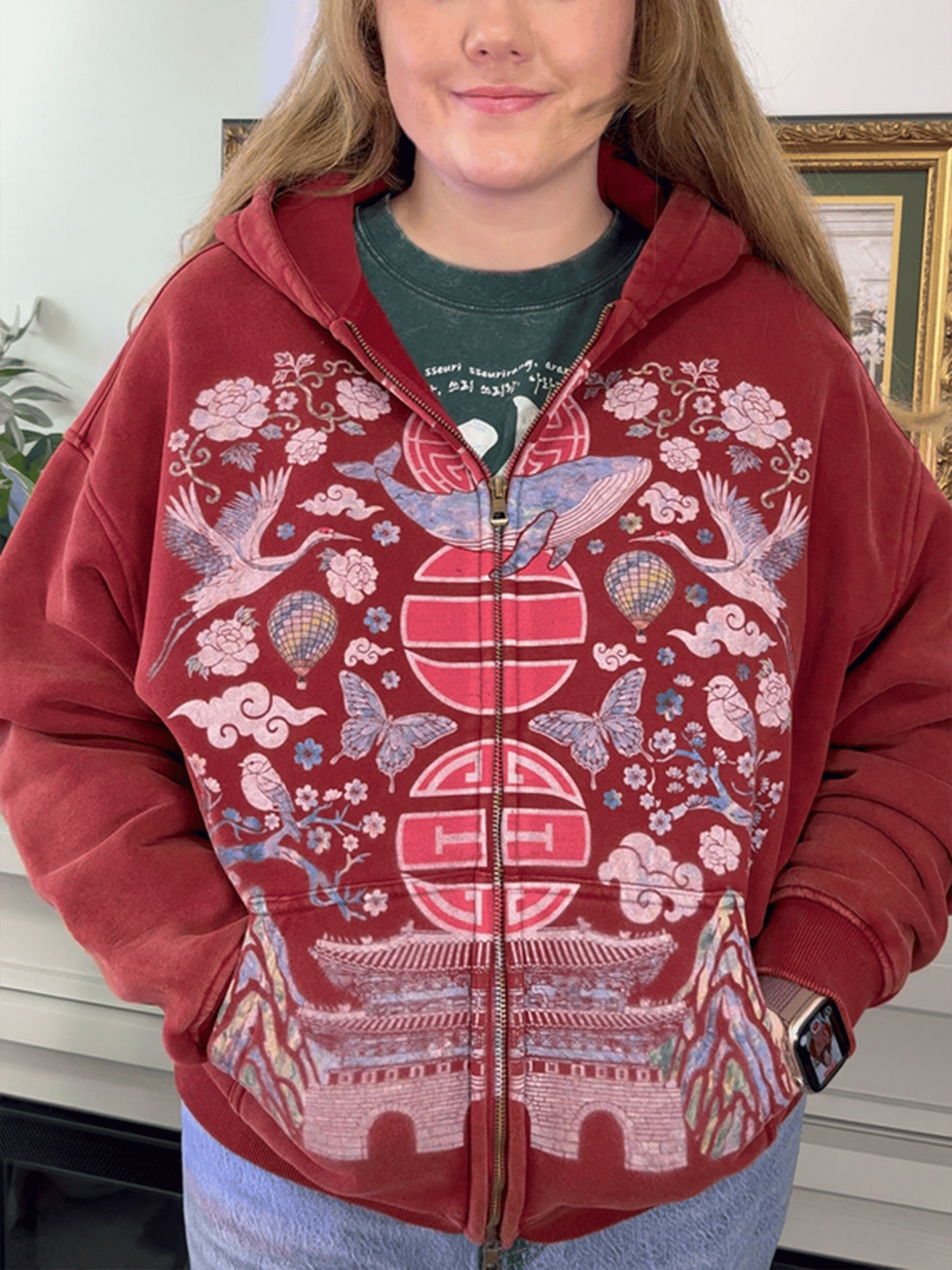 Women's Arirang Print Sweatshirt