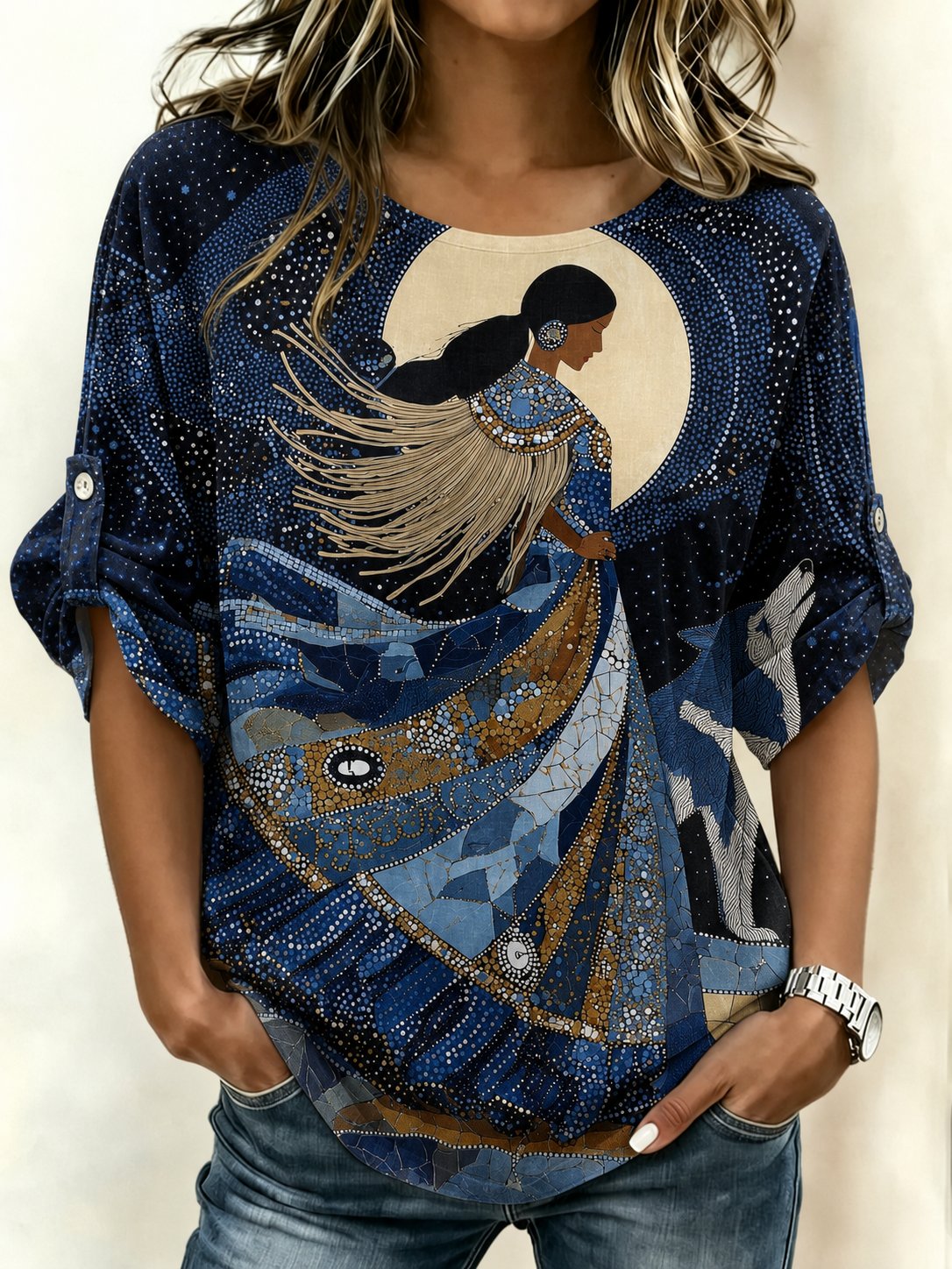 Women's Orange Shirt Day Print T-shirt