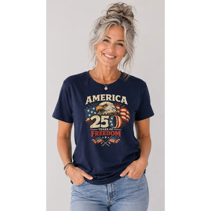 Women's America 250 Years of Freedom T-Shirt
