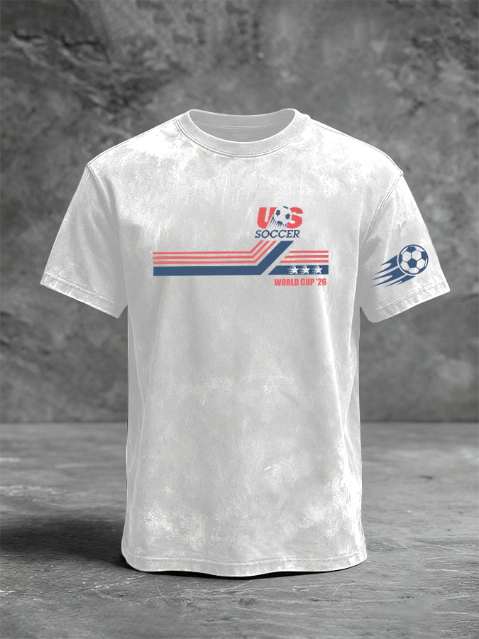 2026 World Cup US Soccer Vintage Style T-Shirt