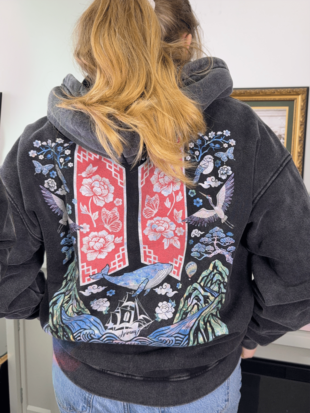 Women's Arirang Print Sweatshirt