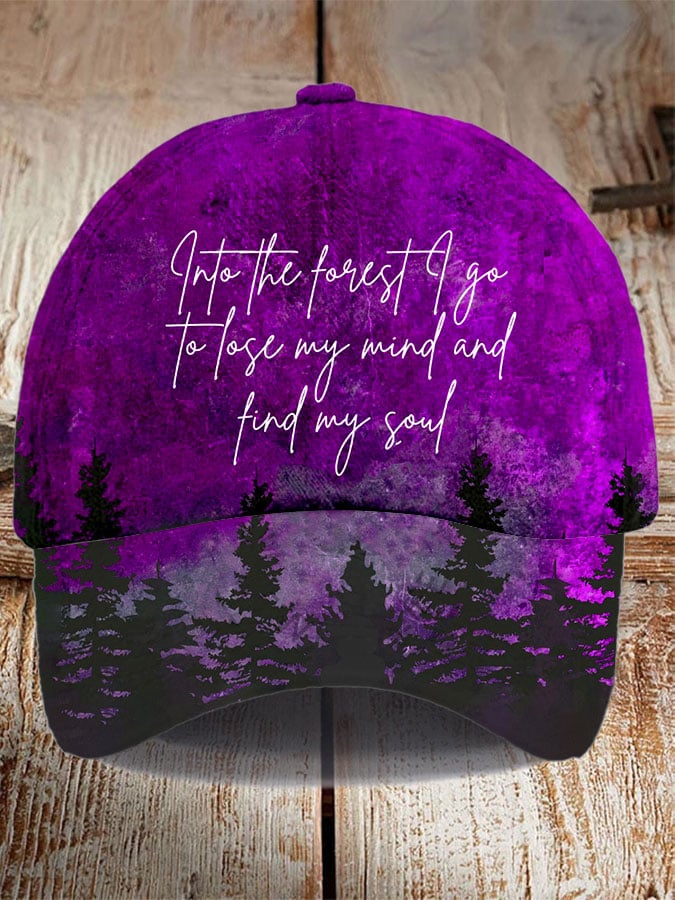Unisex National Park Print Casual Hat