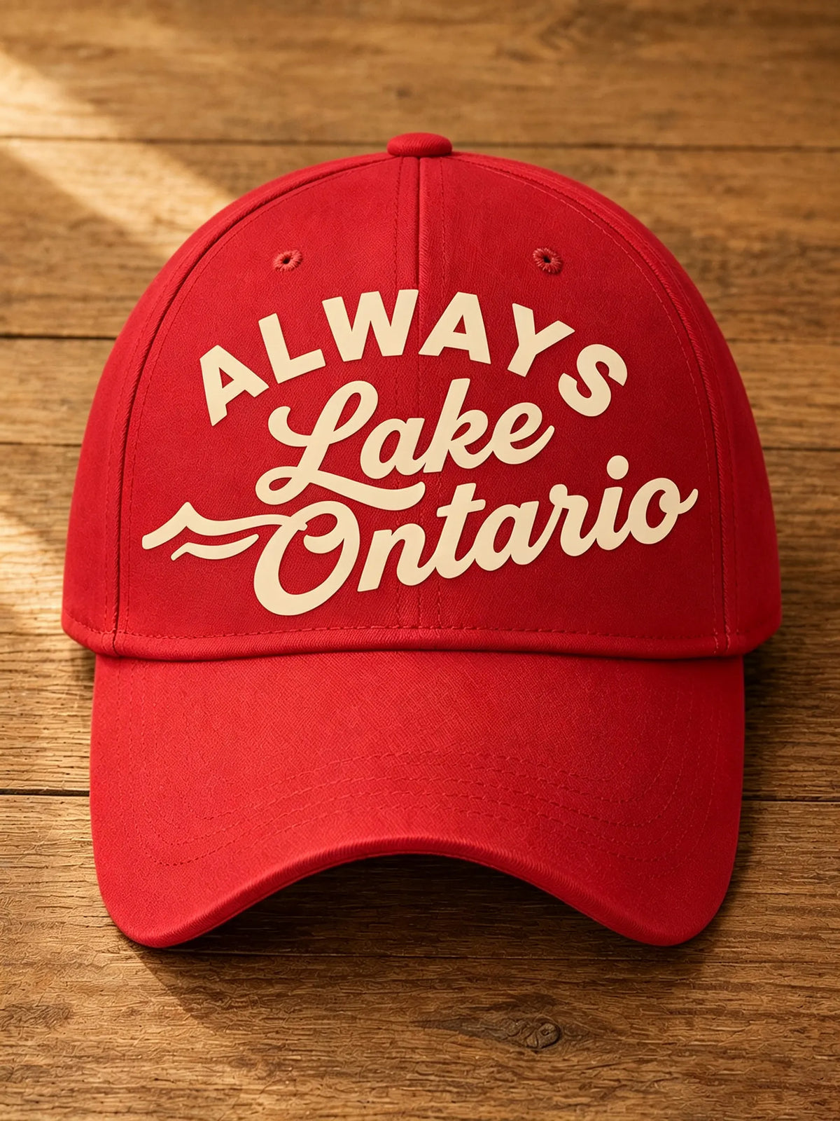 Lake Ontario Always Slogan Printed Unisex Hat
