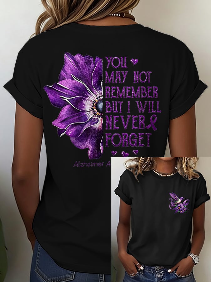 Women's Alzheimer's Disease Awareness T-Shirt