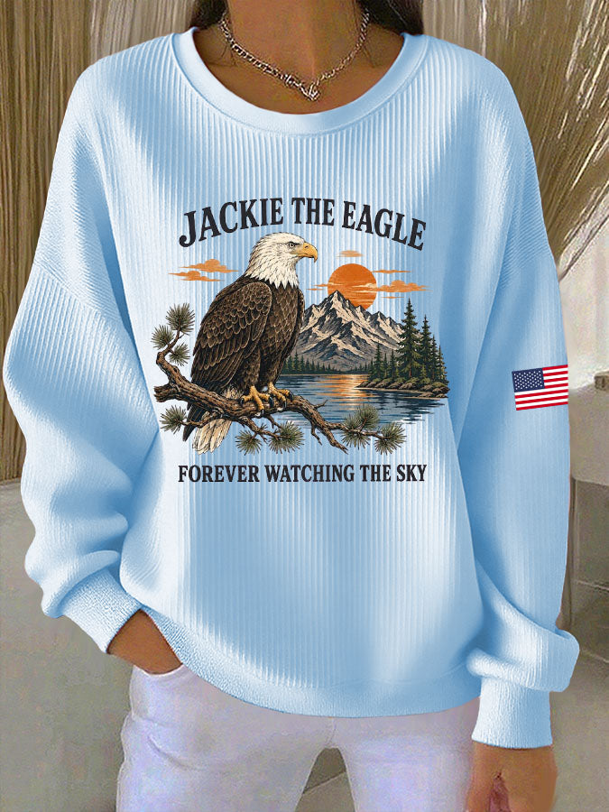 Women's Forever Watching the Sky  Print Casual Sweatshirt
