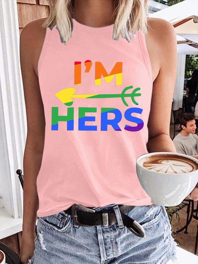 Women's I'm Hers Print Tank Top