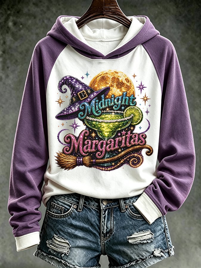 Women's Midnight Margaritas Printed Sweatshirt