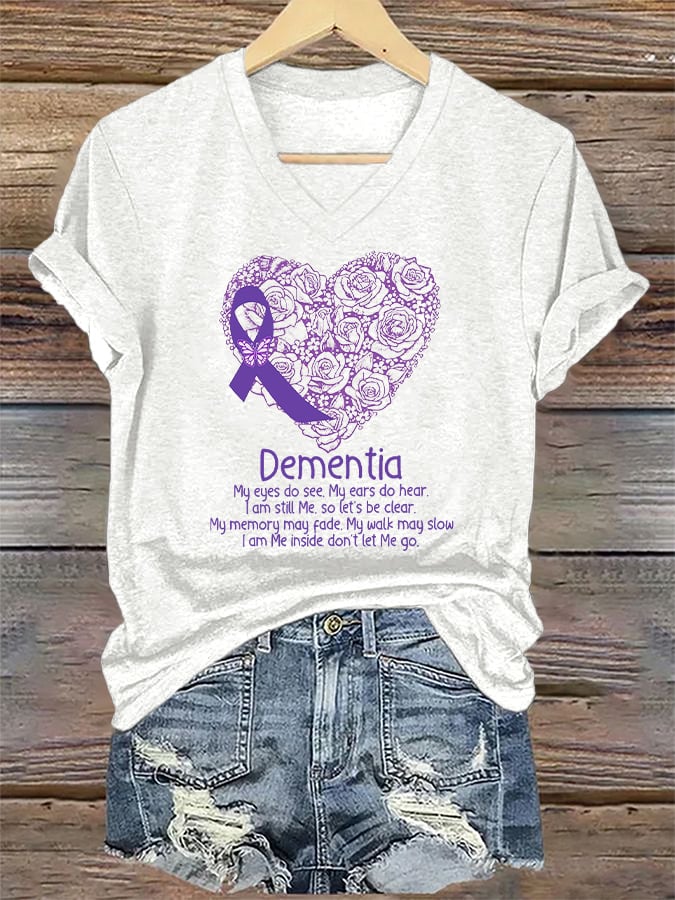 Women's Alzheimer's Disease Awareness T-Shirt