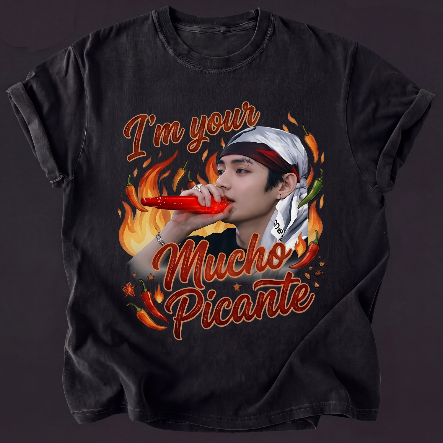 V BTS I'm Your Mucho Picante Funny Shirt, Kpop BTS Shirt For Fans
