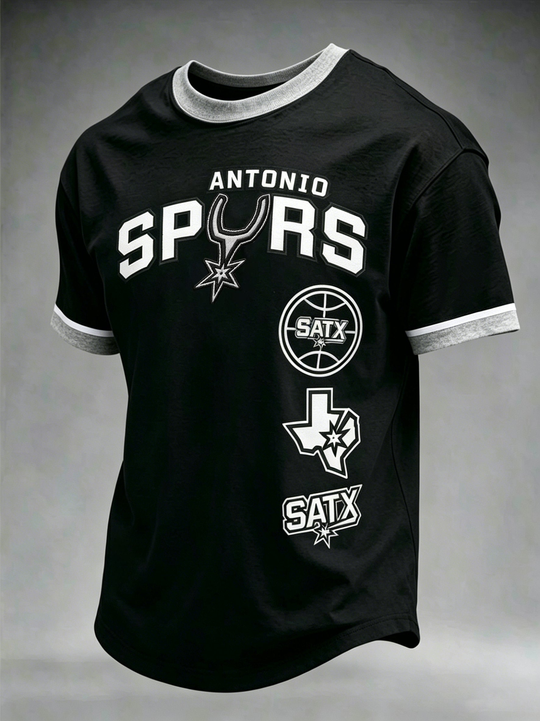 Men's Basketball Print Short-Sleeve Top