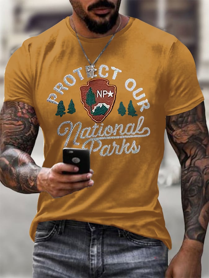Men's National Park Print T-Shirt