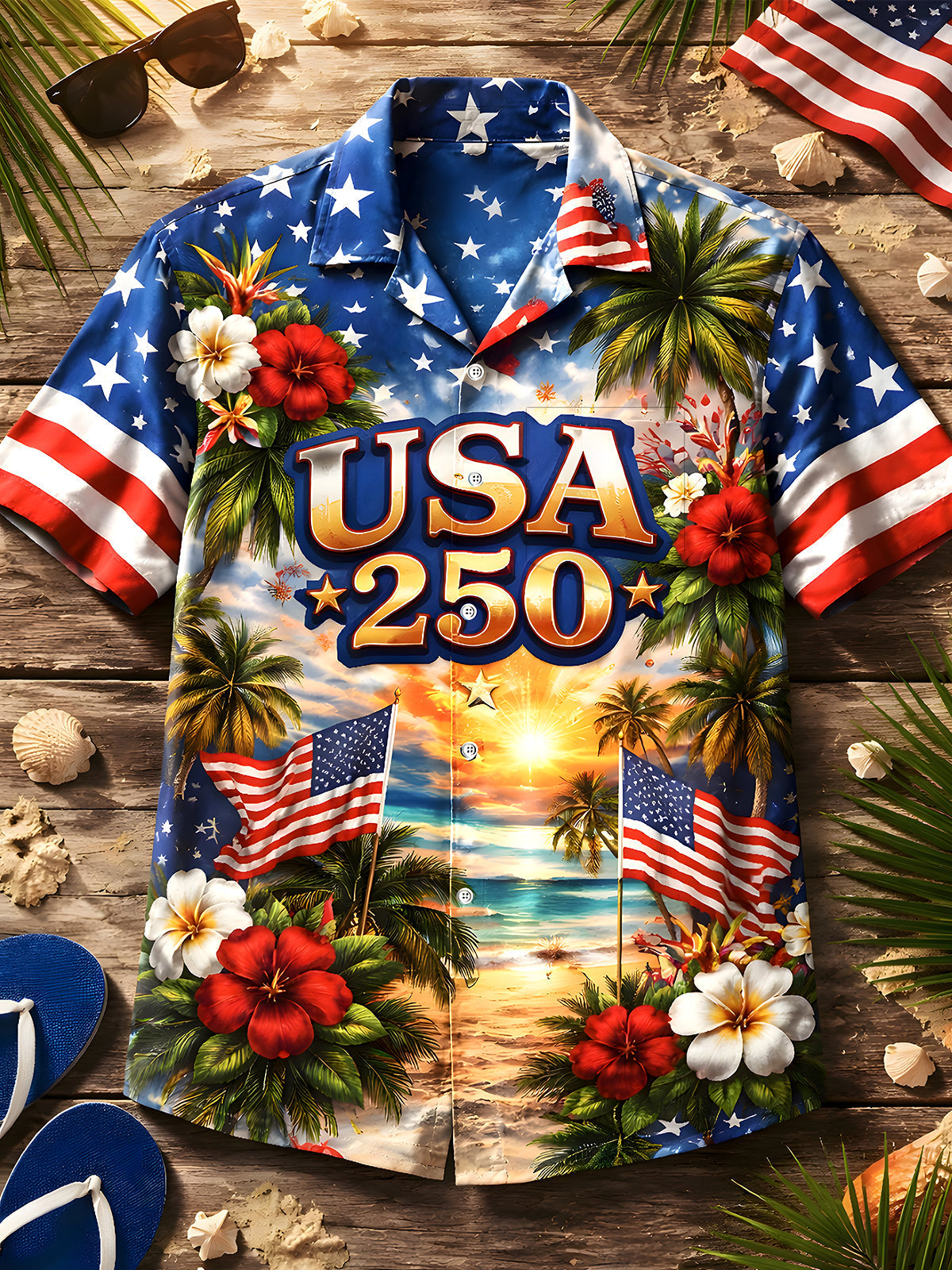 250th Anniversary Celebrate Men's Pocket Short Sleeve Shirts