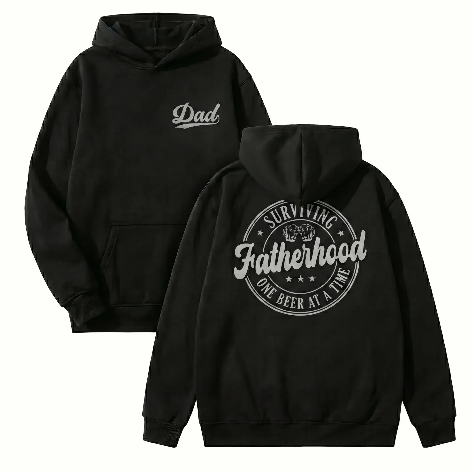 Surviving Fatherhood One Beer At A Time Funny Dad Graphic T-Shirt / Sweatshirt / Hoodie