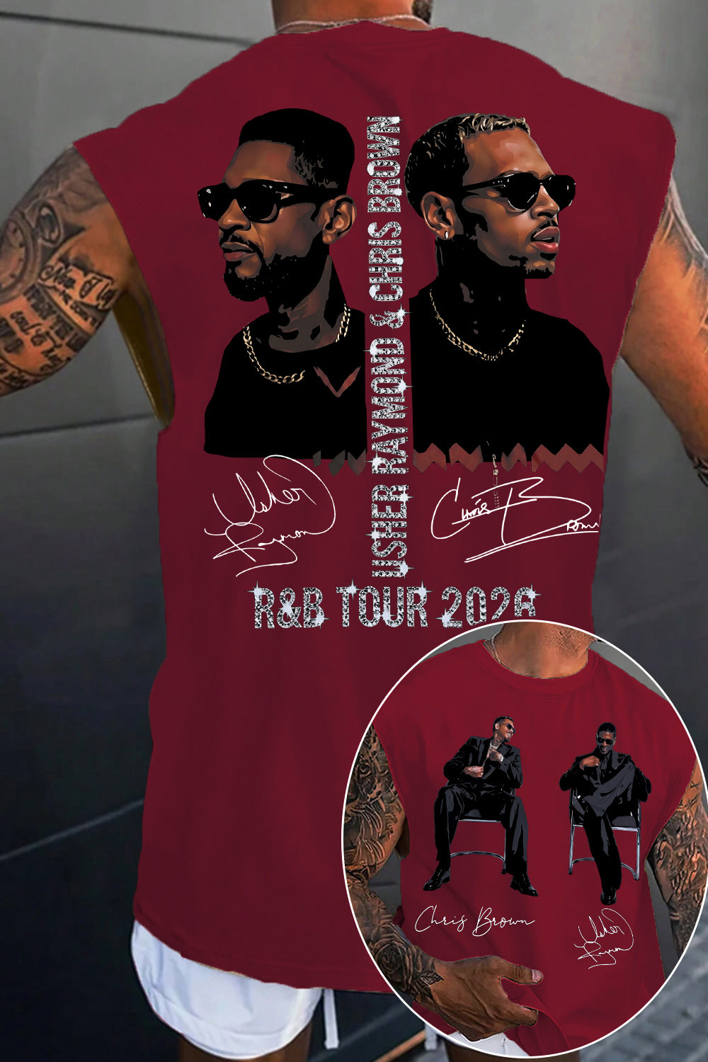 CB & Usher Concert Tank