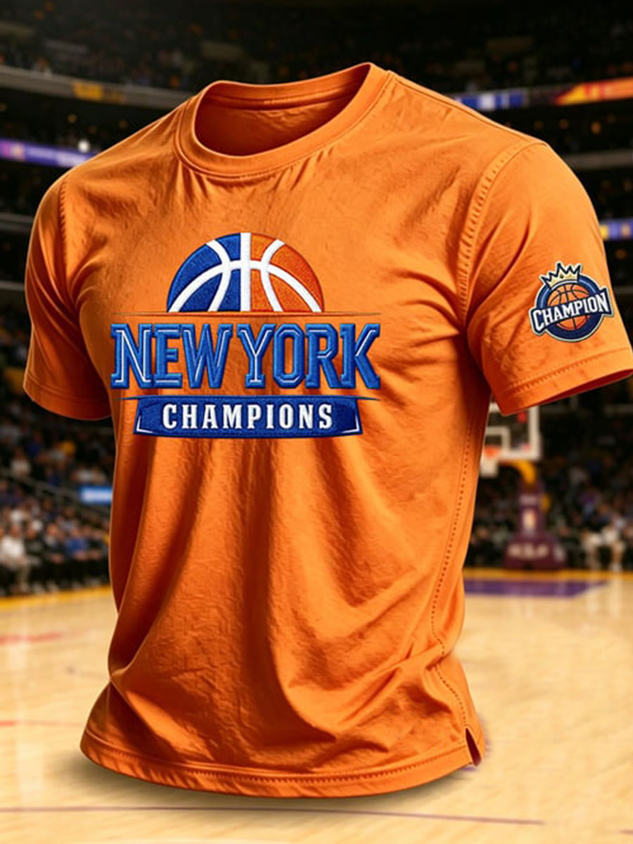 Men's New York Champions Short Sleeves T-shirt