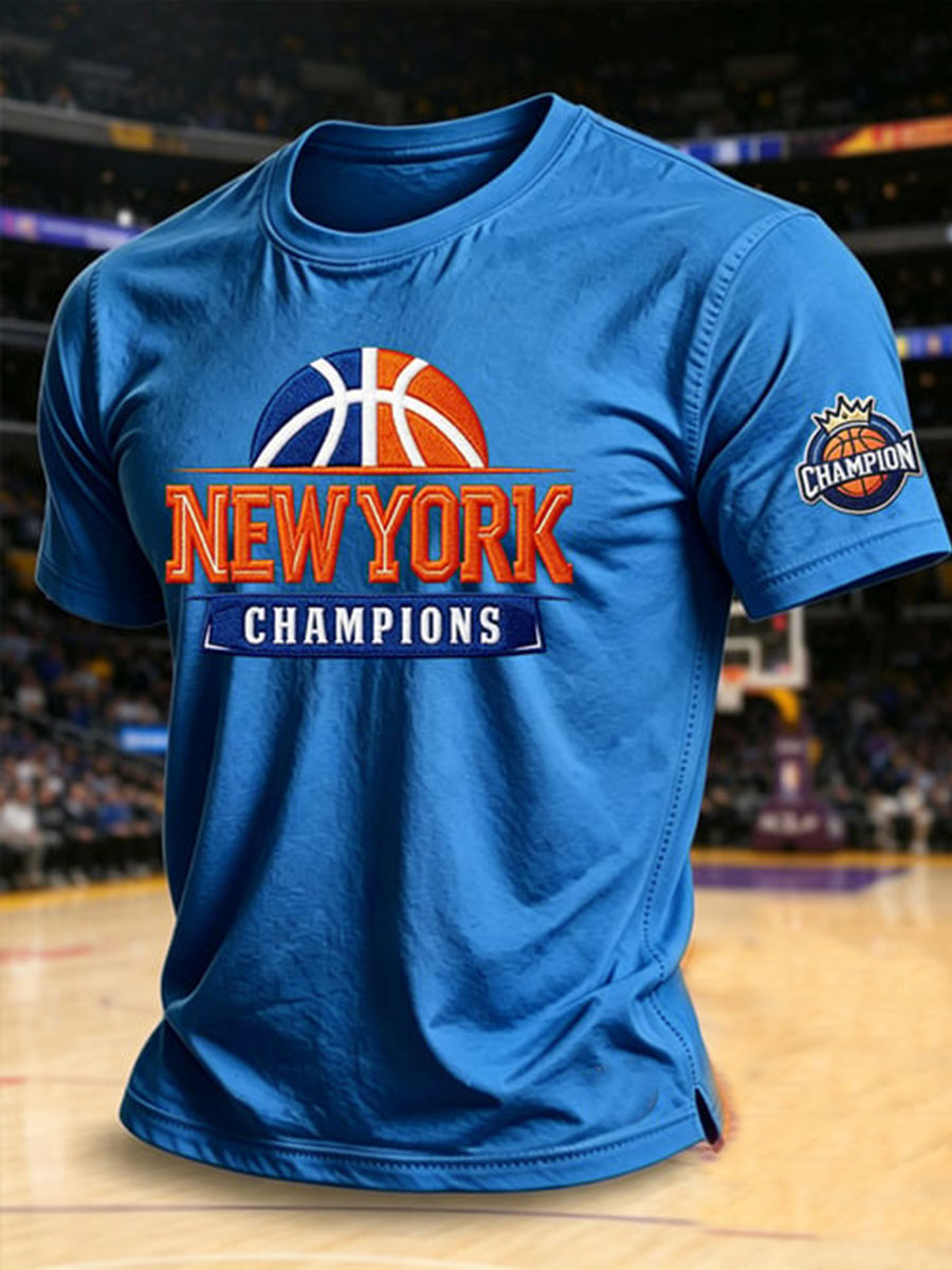 Men's New York Champions Short Sleeves T-shirt